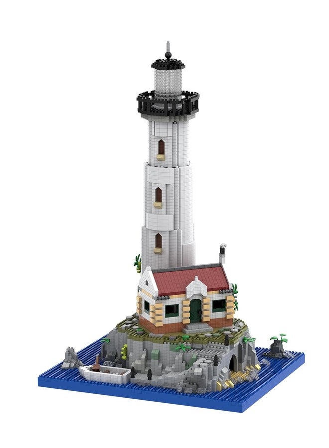 dOvOb Architectural Light House Micro Mini Building Set, 3668PCS Blocks Construction Mode Collectible Display Set for Adults and Teenagers - Image 1
